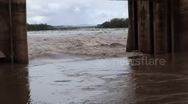 Rising floodwaters