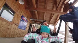 WINTER ROLLERCOASTER in Quebec, Canada!!! The VIKING!