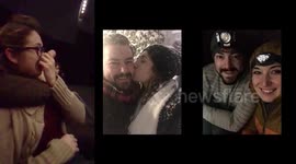 Man creates movie trailer to propose to his girlfriend in a cinema