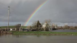 River Parrett burst banks
