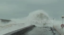 That comes the wave!-¡Que viene la ola!