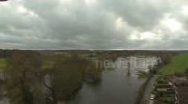 2014-02-17 Flooding at Bekesbourne near Canterbury