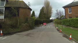 2014-02-17 Flooding at Wickhambreaux near Canterbury