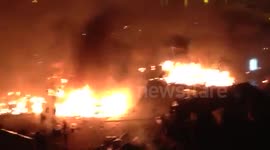 Violence escalates in Kiev