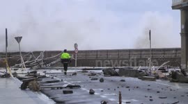The wave of vigilante Slow Motion-El vigilante de las olas Slow Motion