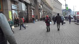 Riot Police Taken Hostage by Protesters