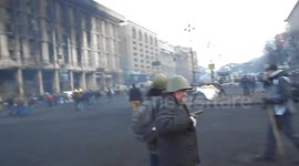 Walking where countless Protesters died yesterday fighting Miltia