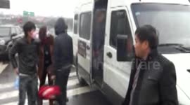 Police Remove 31 Occupants from A Minibus