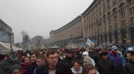 Must be 100,000 People at and around Independence Square/EuroMaidan