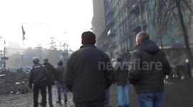 Barricade at Cabinet of Ministry & Dynamo Stadium is now a Fortress!!