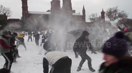 National Mall Snowball Fight 2014 DCSFA