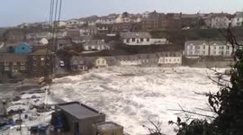 Storm in Porthleven
