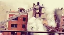 NYC explosion on 116th Street