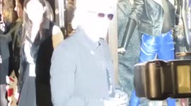 Karl Lagerfeld at the launch of his first London store
