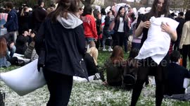 international pillow fight , London