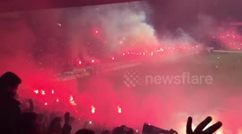Unbelievable football atmosphere in Sarajevo