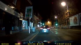 Near Miss, Car coming head on, one way street!!