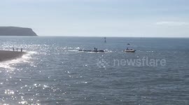 Coastguards rescue teenager stranded on rock in Whitehaven Harbour