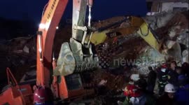 Aftermath of explosion in residential area in China