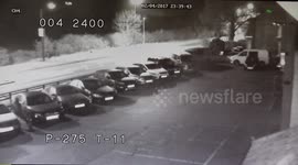 Cars destroyed after yob rampage at dealership