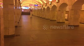 Saint Petersburg Subway after resuming service