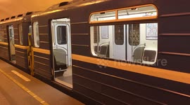 Saint Petersburg Subway after reopening service, April 3
