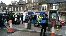 Peter Rabbit film crew take over Windermere in the Lake District