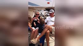 Grandma freaks out after discovering she's going to have a new grandchild