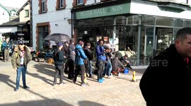 Peter Rabbit Movie. Shooting a Scene.