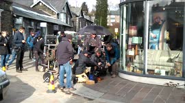Peter Rabbit Movie. Setting up for a Take