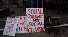 Protest the Property Developer's Awards in London