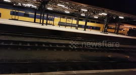 cargotrain past roosendaal netherlands