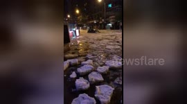 Heavy hailstorm wreaks havoc in southwestern China