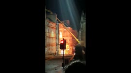 Large explosion in behind-the-scenes footage on new Marvel movie