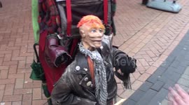 street entertainer ventriloquist