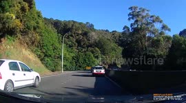 Close Call/ Near Miss with Truck and Car