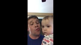 Dad Sings Baby to Sleep! WATCH TILL THE END