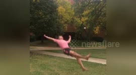 Newsflare Edit - Slackline extreme sport crazy tricks