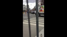 Stockholm Terror Attack Shooting Begins