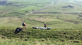 Paragliding in the Peak District