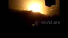 Warehouse explosion in southern China
