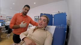 Rodrigo Alves receives botox and filler at Dr Deniz Kanliada's practice