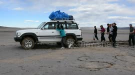 Getting stuck in the Solar de Uyuni