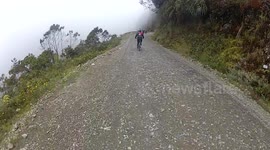 Biking Down Death Road