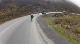 Biking Down Death Road