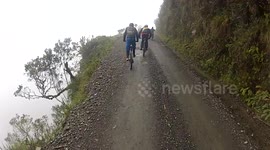 Biking Down Death Road