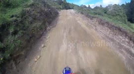 HEAD ON BIKE CRASH!!