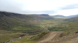 Winding Roads in the Eastern Fjords of Iceland