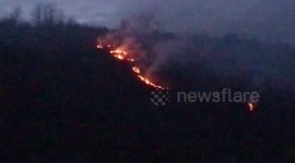 Wildfire near Altoona PA