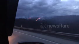 Wildfire near Altoona PA